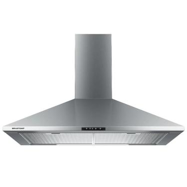 Imagem de Coifa de Parede Brastemp Piramidal 60cm Inox BAI60BR - 127V