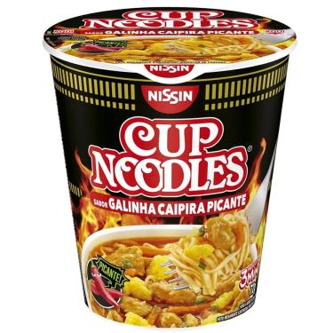 Imagem de Cup Noodles Galinha Caipira Picante 72g Nissin