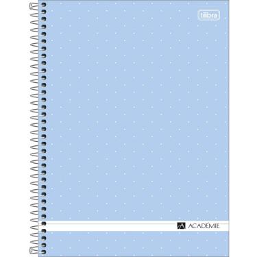 Imagem de Caderno Universitário Académie 10 Matérias 160 Folhas Tilibra Capa Dura