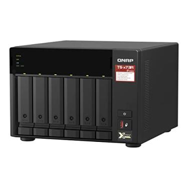 Imagem de NAS QNAP 6 baias TS-673A-8G-US (Ryzen V1500B, 8GB DDR4, 2x M.2 nVME, 2x 2.5GbE LAN, 2x PCIe x4 slot, IR, sem discos)
