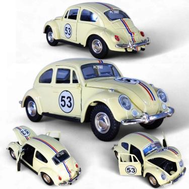 Imagem de Super Miniatura Carrinho Ferro Fusca 1957 Herbie 53 Abre 3
