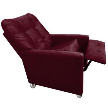 Imagem de Poltrona Cadeira Sabrina Reclinável Descanso Do Papai E Mamãe - Silver