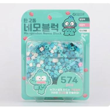 Imagem de Monte seu próprio conjunto de artesanato de pixel da HANGYODON - 574 peças - Atividade de promoção de criatividade e foco - Guia visual incluído - Oficialmente licenciado