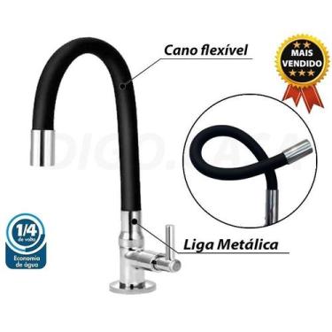 Imagem de Torneira de Pia para Cozinha Gourmet Bica Flexível Digo.Casa - oem