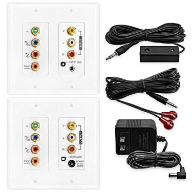 Imagem de Componente Composto Vídeo Digital Áudio Analógico + Sistema de Repetidor IR sobre CAT5