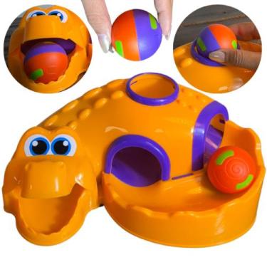 Imagem de Brinquedo Jacaré Educativo Bebê Interativo Sensorial Presente Colorido