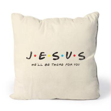 Imagem de Almofada Jesus He'll Be There For You - Studio Geek
