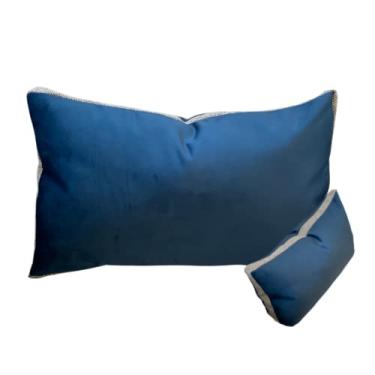 Imagem de Almofada Italian Design Azul Marinho Retangular