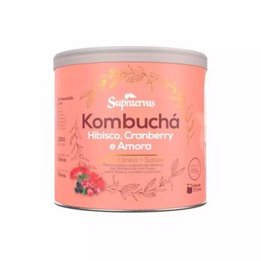 Imagem de Supraervas Kombucha em Pó, Hibisco, Cranberry e Amora, 200g, 20 Porções