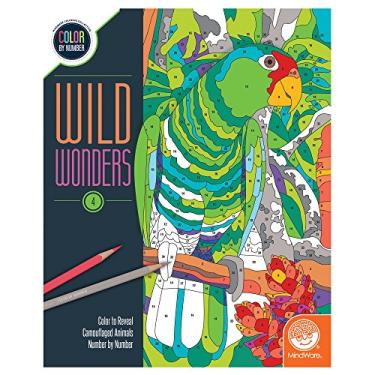 Imagem de Color by Number Wild Wonders (Book 4)