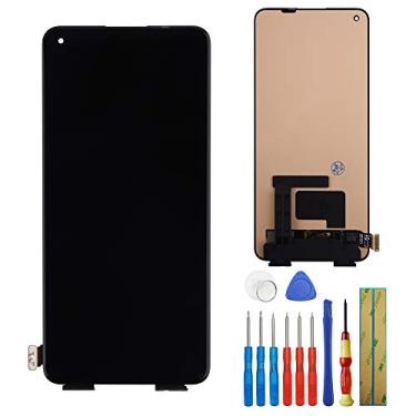 Imagem de E-yiiviil Tela LCD compatível com OnePlus 8T KB2001 16.6 cm Display LCD Touch Screen Assembly com ferramentas