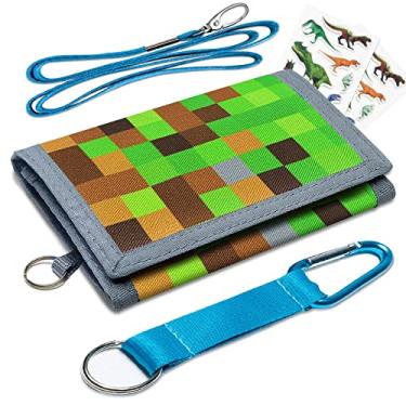 Imagem de Carteira ID para meninos e meninas de 6 a 16 anos, carteira infantil com bolso de moedas com zíper e porta-cartões, presentes de aniversário exclusivos para crianças, Cor: 26