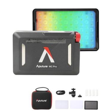 Imagem de Luzes da câmera: vídeo LED Aputure MC Pro RGBWW com bateria