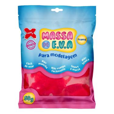 Imagem de Massa De Eva Make+ 50g Vermelho