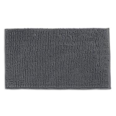 Imagem de Tapete Buettner Microfibra Antiderrapante Chenille Greco 50x70cm Chumbo