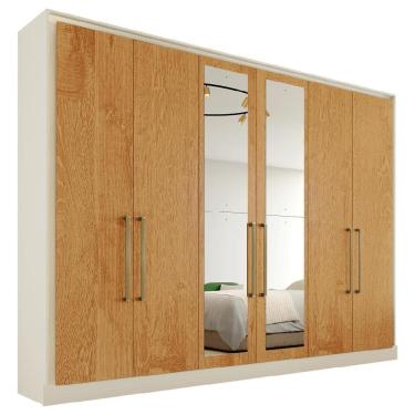Imagem de Guarda Roupa Argos 6 Portas Espelhado MDF - MadeMarcs