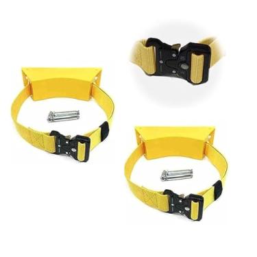 Imagem de Suporte de tanque de oxigênio ajustável para montagem em parede - Suporte de armazenamento durável para cilindros de propano e nitrogênio com corrente(2pcs)