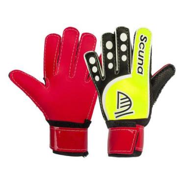 Imagem de Luva Futebol Goleiro Infantil Campo Gn-1 - SCUNA, Amarelo, G