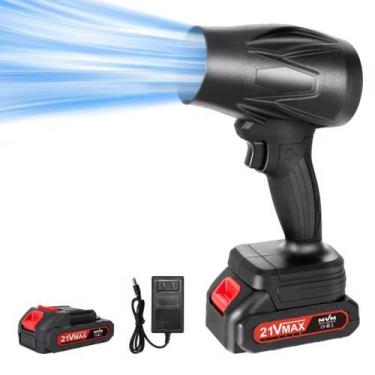 Imagem de Soprador De Folhas Turbo Portátil 24v Potente Recarregavel 110v - Sopr