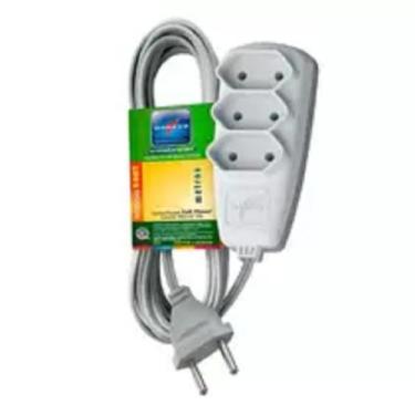 Imagem de Extensao eletrica com tomadas em barra 2 x 0.75 nbr sort - DANEVA