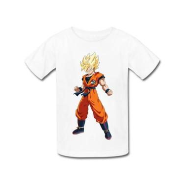 Imagem de Camiseta infantil dragon ball Z - Retha Estilos, Branco, 10