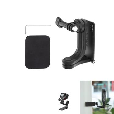 Imagem de Tripé magnético ajustável multiângulo compatível com Pocket 3/Action 5/360 X5, suporte giratório magnético de 360° com aderência forte, suporte de mesa e pega, suporte de montagem