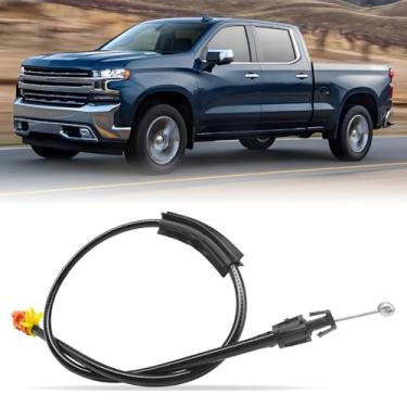 Imagem de SYudwen Cabo de liberação de trava da maçaneta interna compatível com Cadillac Escalade 2007-2014 Chevy Silverado/Tahoe 2007-2014 Yukon 2007-2014 Sierra 2007-2014 OEM # 924-481 22862029 22862028 2286