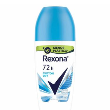 Imagem de Desodorante Antitranspirante Roll-On Rexona Feminino Cotton Dry 50ml
