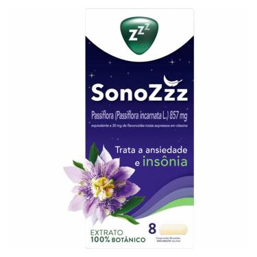 Imagem de Sonozzz Passiflora 857mg 8 Comprimidos