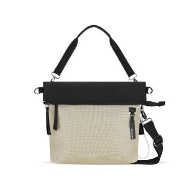 Imagem de Sherpani Vale, Bolsa Crossbody Antifurto Versátil, Bolsa Tote Fashion, Bolsa de Ombro de Viagem, Bolsa Feminina com Detalhes em Metal, Presente de Viagem (Straw)