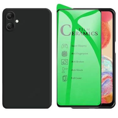 Imagem de Capinha Para Galaxy A04E Capa Preta Premium Proteção Câmera + Película Cerâmica Nanogel