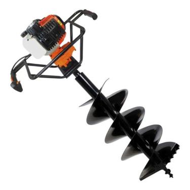 Imagem de Perfurador De Solo A Gasolina Vps520 Vulcan Trent 2,5hp 52cc Com Broca 80x30cm E Extensor 60cm
