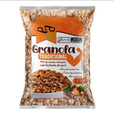 Imagem de Granola Tradicional Cereais Integrais 1Kg P&P - P&P Fit