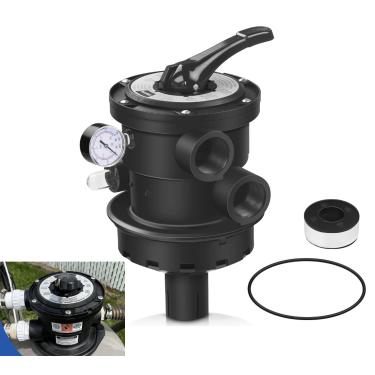 Imagem de IHOUMEX SP0714T VariFlo Válvula multiporta de montagem superior, preta