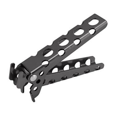 Imagem de Hot Pan Bowl Gripper Clips Alumínio Anti -escaldante Retriever Tongs Grampos portáteis de panelas portáteis para camping e cozinhar em casa (Cinza)