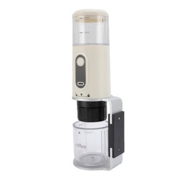 Imagem de ASHATA Máquina de café Expresso Elétrico Portátil, Cafeteira de Viagem 30-60ml, Máquina de café Recarregável para Cápsula para Camping para Camping RV Escritório (Branco)