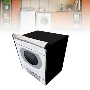 Imagem de CAPA PARA SECADORA BRASTEMP 10KG ACTIVE SUSPENSA TRANSPARENTE (PRETO)