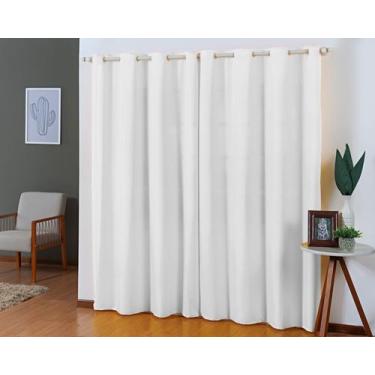 Imagem de Cortina Oxford Em Tecido Grosso 3,00 X 2,00 Sala Quarto - FF Enxovais,