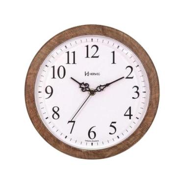 Imagem de Relógio de Parede Herweg Quartz Analógico Redondo 660073 - 323