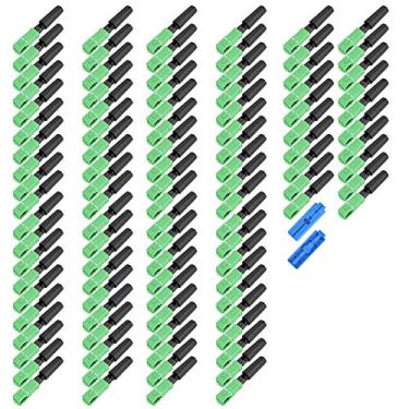 Imagem de Luocute Conector Rápido de Fibra óptica de 100pcs, Adaptador de Conexão Rápida Incorporada SCAPC, Componente Feito por Linhas de Transmissão óptica, Racks de Distribuição de Fibra