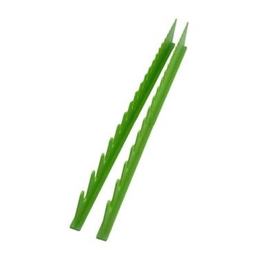 Imagem de ShengQuanHao Organizador de Chaves de Trilho, Suporte para Chaves, Instalável, Design Resistente em V, Acessório para Gaveta de Caixa de Ferramentas, Verde Curto, Tamanho real