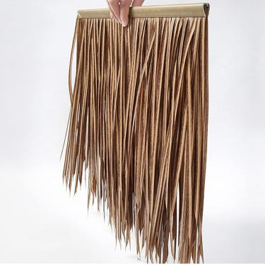 Imagem de Cobertura De Guarda-chuva De Telhado De Palha, Telhado De Palha De Simulação Para Decoração De Bar Tiki Pátio Externo Pergolado Verão Mantenha Fresco, Rolo De Palha Sintética Artificial