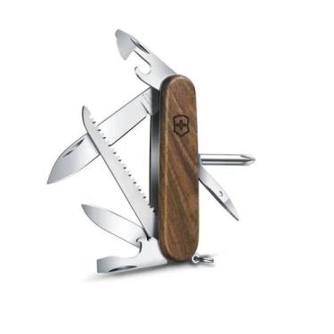 Imagem de Canivete Suíço Hiker Wood 11F Madeira Nogueira Victorinox 1.4611.63