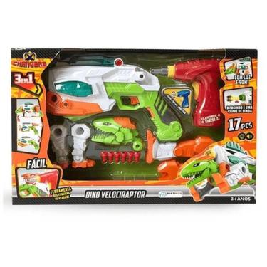 Imagem de XChangers Dino Velociraptor Furadeira Elétrica - Multikids