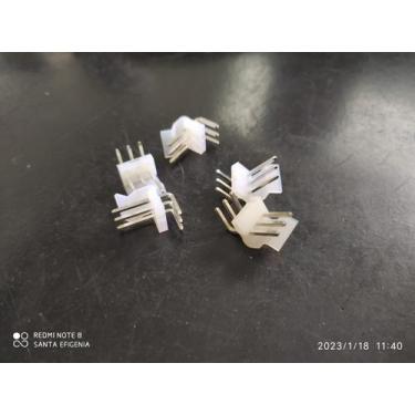 Imagem de 1x Conector Kk 3961 3,96mm 3 Vias Macho 90 Excon
