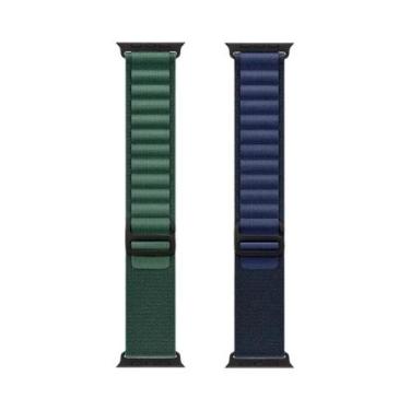 Imagem de Pulseira De Nylon Alpine 2PCS Para Apple Watch Ultra 49mm 46mm 45mm 44