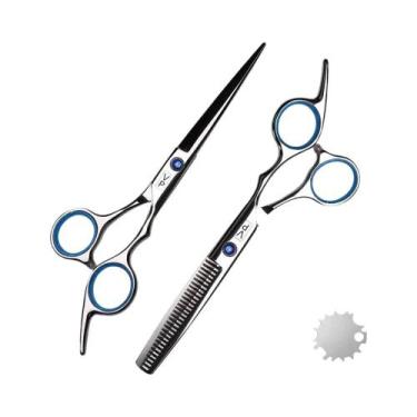 Imagem de Tesoura Profissional De Cabeleireiro De 6 Polegadas 440C Ferramentas D