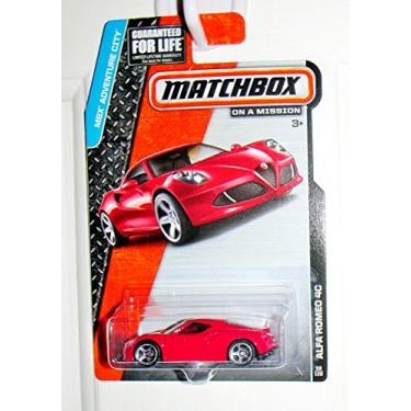Imagem de Pilos Matchbox 2015 Release #99 RED ALFA Romeo 4C DIE-CAST