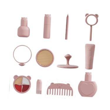 Imagem de menolana 12 peças fingem kits de maquiagem, crianças fingem que brincar de aprendizado de role de jogos de coordenação Cosmetic Set Toys for Princess Dress Up