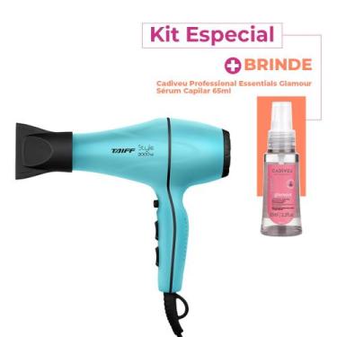 Imagem de Kit Taiff Style 2000W 220V Azul Tiffany Secador Cadiveu Essentials Gla